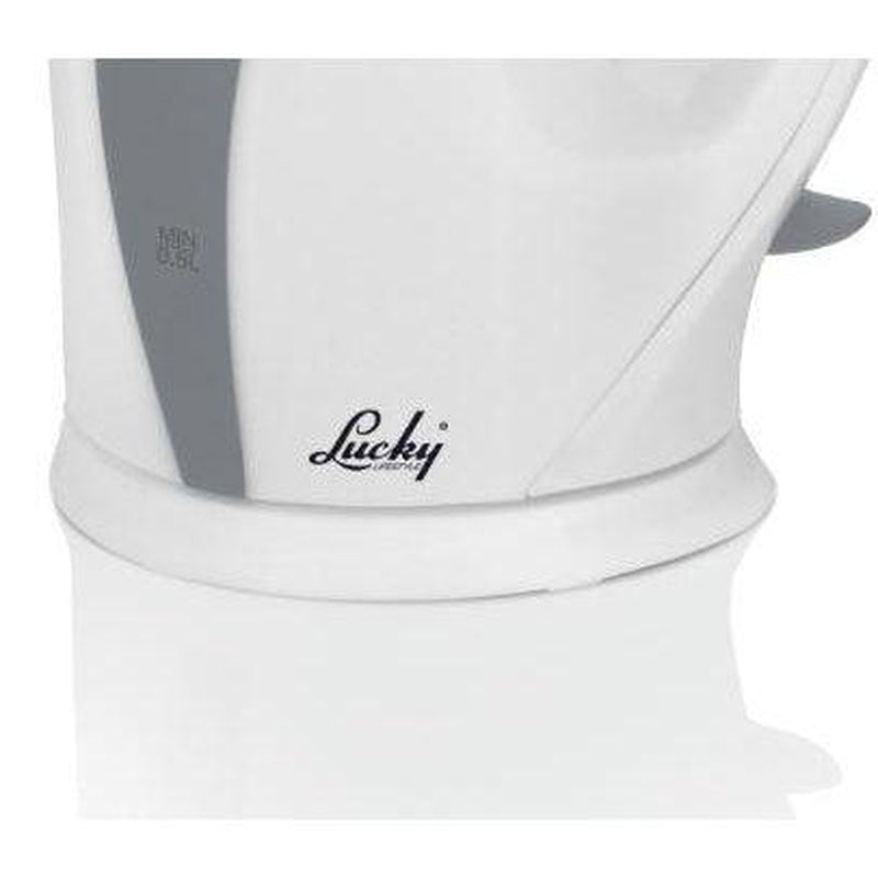 Buy-Lucky Kettle Cordless Plastic White 1.7L 2200W-Online-in South Africa-on Zalemart