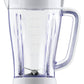 Buy-Mellerware Jug Blender With Coffee Mill & 4 Metal Straws Plastic White 1.5L 500W "Sylvio"-Online-in South Africa-on Zalemart