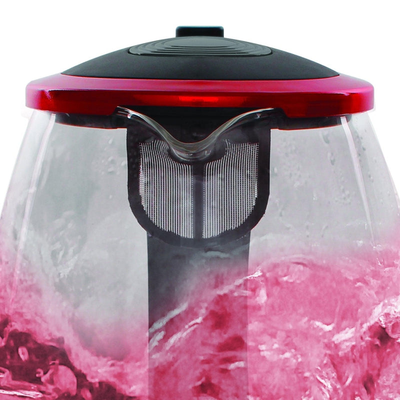 Buy-Mellerware Kettle 360 Degree Cordless Glass Red 1.8L 2200W "Azure"-Online-in South Africa-on Zalemart