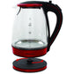 Buy-Mellerware Kettle 360 Degree Cordless Glass Red 1.8L 2200W "Azure"-Online-in South Africa-on Zalemart