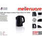 Buy-Mellerware Kettle 360 Degree Cordless Plastic Black 0.9L 1300W "Piccolo"-Online-in South Africa-on Zalemart