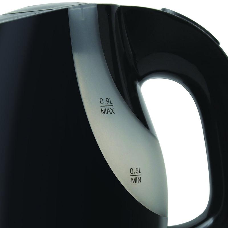 Buy-Mellerware Kettle 360 Degree Cordless Plastic Black 0.9L 1300W "Piccolo"-Online-in South Africa-on Zalemart