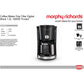 Buy-Morphy Richards Coffee Maker Drip Filter Digital Black 1.2L 1000W "Evoke"-Online-in South Africa-on Zalemart