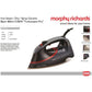 Buy-Morphy Richards Iron Steam / Dry / Spray Ceramic Black 400ml 3100W "Turbosteam Pro"-Online-in South Africa-on Zalemart