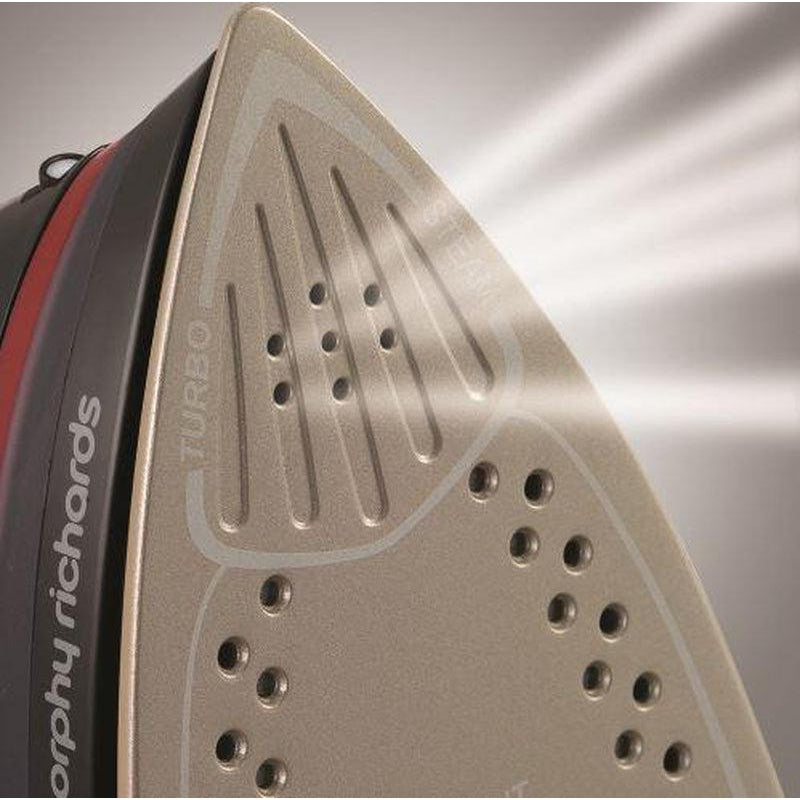 Buy-Morphy Richards Iron Steam / Dry / Spray Ceramic Black 400ml 3100W "Turbosteam Pro"-Online-in South Africa-on Zalemart