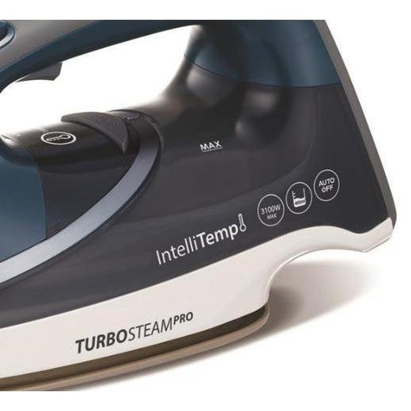 Buy-Morphy Richards Iron Steam / Dry / Spray Stainless Steel Blue 400ml 3100W "Turbo Steam Pro"-Online-in South Africa-on Zalemart