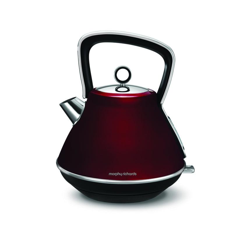 Buy-Morphy Richards Kettle 360 Degree Cordless Stainless Steel Red 1.5L 2200W "Evoke"-Online-in South Africa-on Zalemart