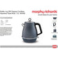 Buy-Morphy Richards Kettle Jug 360 Degree Cordless Stainless Steel Blue 1.5L 3000W "Evoke"-Online-in South Africa-on Zalemart