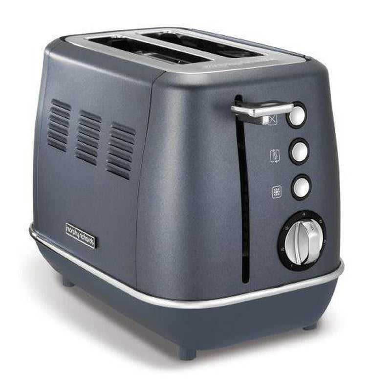 Buy-Morphy Richards Toaster 2 Slice Stainless Steel Blue 900W "Evoke"-Online-in South Africa-on Zalemart