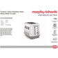 Buy-Morphy Richards Toaster 2 Slice Stainless Steel White 900W "Evoke"-Online-in South Africa-on Zalemart