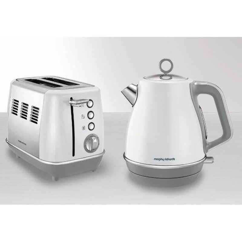 Buy-Morphy Richards Toaster 2 Slice Stainless Steel White 900W "Evoke"-Online-in South Africa-on Zalemart