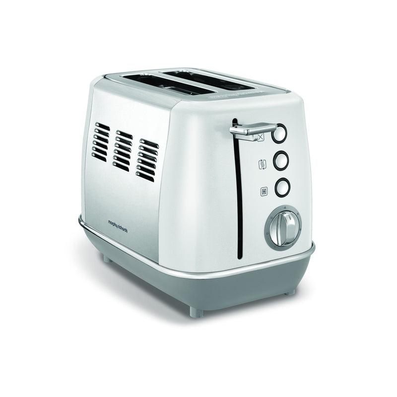 Buy-Morphy Richards Toaster 2 Slice Stainless Steel White 900W "Evoke"-Online-in South Africa-on Zalemart