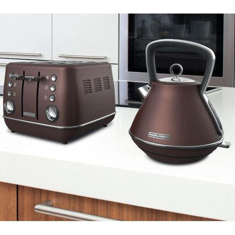 Buy-Morphy Richards Toaster 4 Slice Stainless Steel Bronze 1800W "Evoke"-Online-in South Africa-on Zalemart