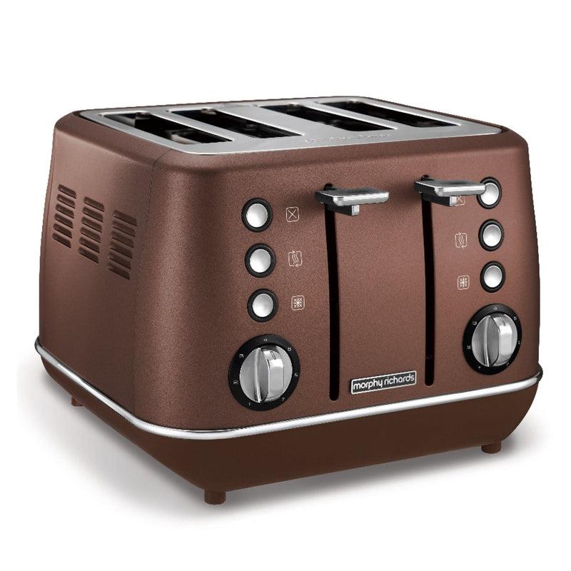 Buy-Morphy Richards Toaster 4 Slice Stainless Steel Bronze 1800W "Evoke"-Online-in South Africa-on Zalemart