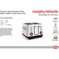 Buy-Morphy Richards Toaster 4 Slice Stainless Steel White 1800W "Evoke Rose Gold"-Online-in South Africa-on Zalemart
