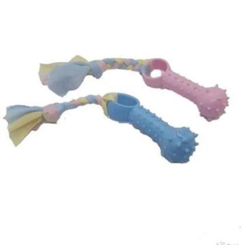Puppy Teething Bone- Assorted Colours - Zalemart