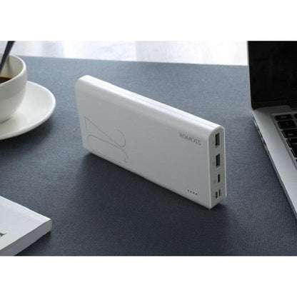 Buy-Romoss Sense6+ 20000mAh QC Type-C Power Bank - White-Online-in South Africa-on Zalemart