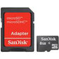 Buy-SanDisk microSDHC 8GB + SD Adapter-Online-in South Africa-on Zalemart