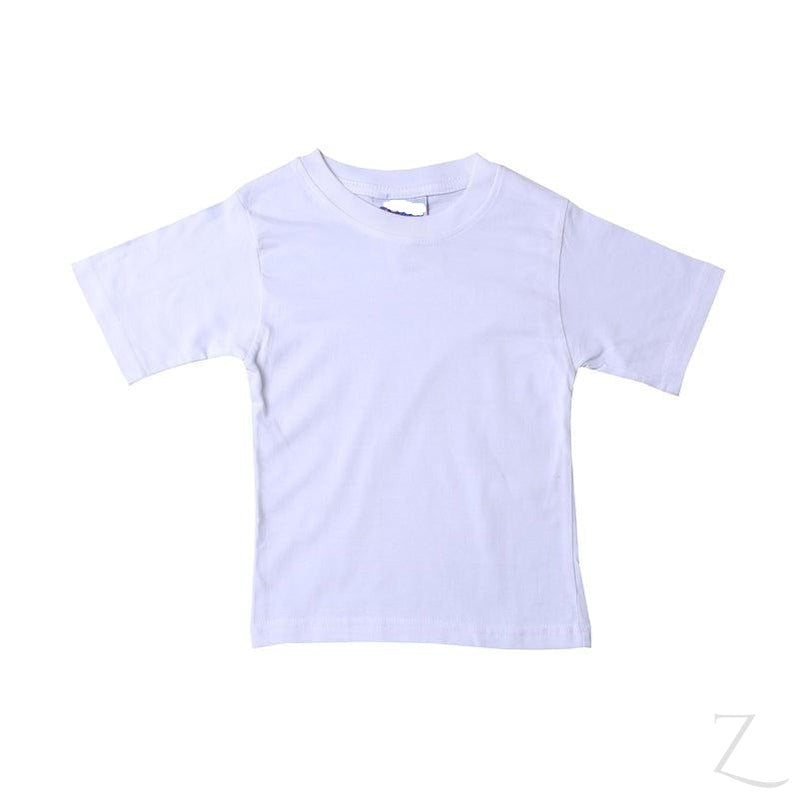 Buy-T-Shirt Plain - White Short Sleeve-2-3-Online-in South Africa-on Zalemart