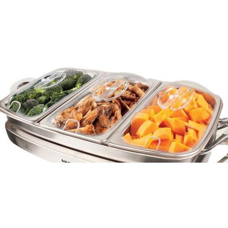 Buy-Taurus Buffet Server Multifunction Stainless Steel Brushed 450W "Servidor"-Online-in South Africa-on Zalemart