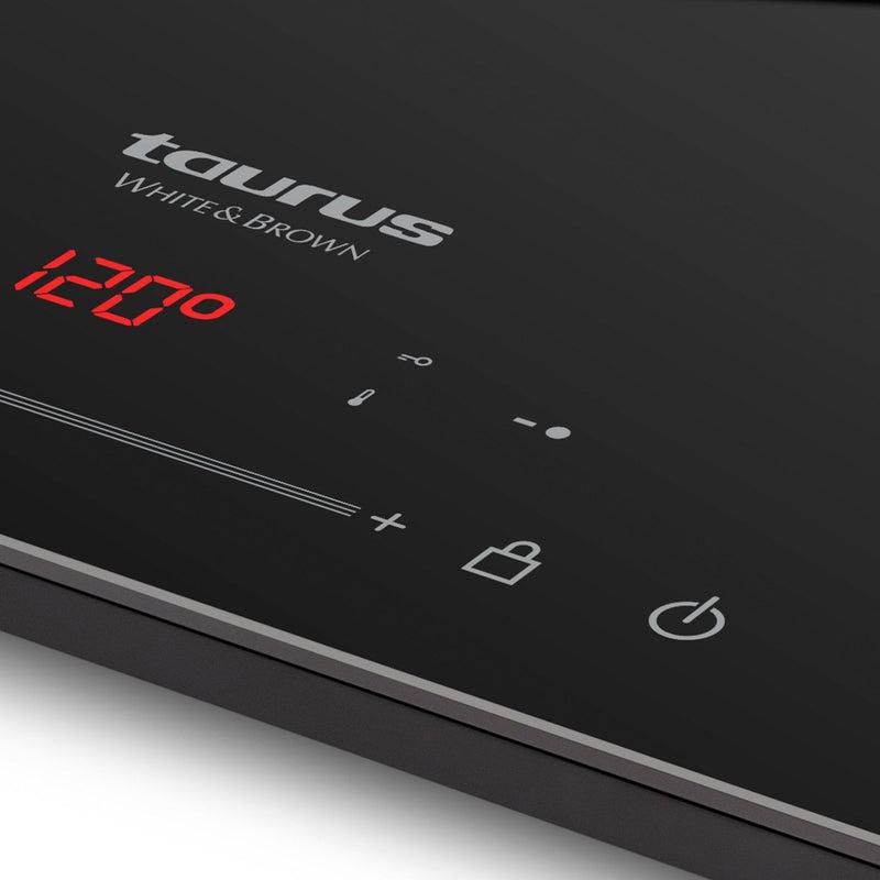 Buy-Taurus Induction Cooker Double LED Display Crystal Black Variable Heat Settings 3500W "Darkfire Double"-Online-in South Africa-on Zalemart