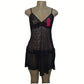 Buy-Women's Lace Chemise and G-String Set-Black-S/M-Online-in South Africa-on Zalemart