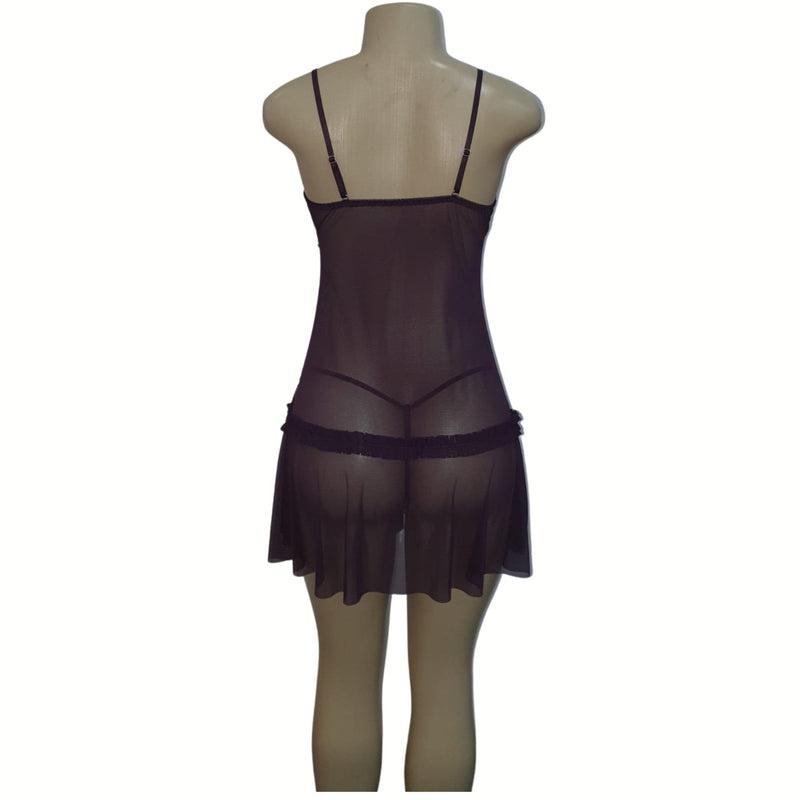 Buy-Women's Lace Chemise and G-String Set-Online-in South Africa-on Zalemart
