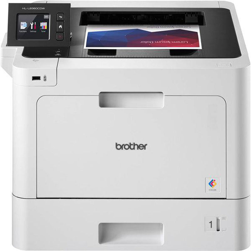 Brother HLL8360CDW High-Speed Colour Duplex Laser Printer with wired and wireless networking capability (5YR onsite)